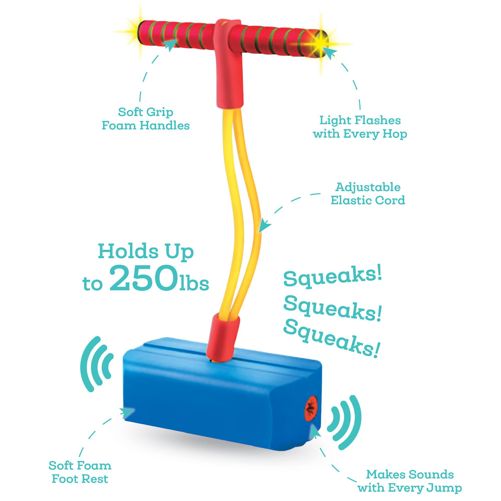 Nothing But Fun Toys Lights & Sounds Foam Pogo Jumper